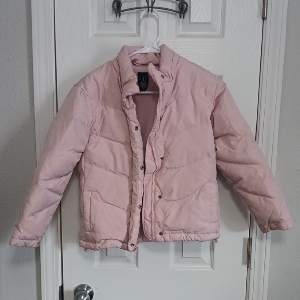 GAP Kids Pink Puffer Jacket